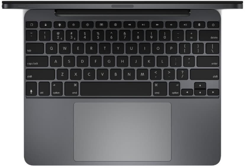 Brydge Max+ Keyboard iPad Pro 12,9' 3rd/4th/5th/6th Gen With Trackpad Nordic Layout