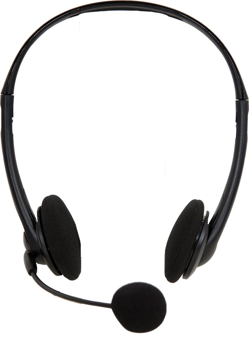 Acutek Headset M611 Volume Controll + 2X3.5 Adapter Kuuloke + mikrofoni 3,5 mm jakkiliitin Stereo