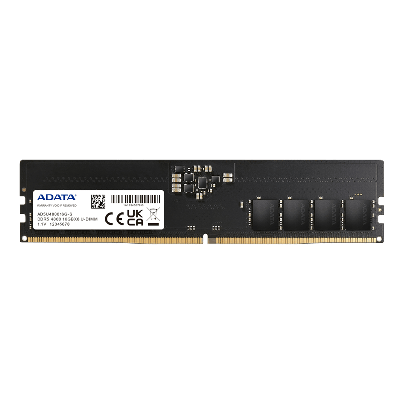 Adata Memory Module 16GB 4800MHz CL40 DDR5 SDRAM DIMM 288 nastaa