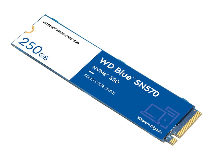 WD Blue SN570 SSD-levy 250GB M.2 2280 PCI Express 3.0 x4 (NVMe)