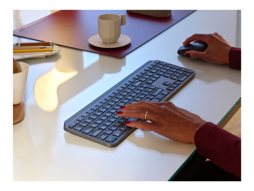 Logitech MX Keys For Business Logi Bolt Trådløs Nordisk Tastatur