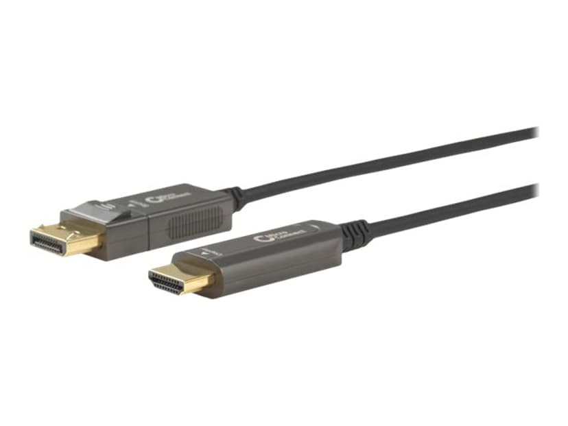 Microconnect Premium Optic DisplayPort 1.4 - HDMI 2.0 Cable 15m DisplayPort Hane HDMI Hane