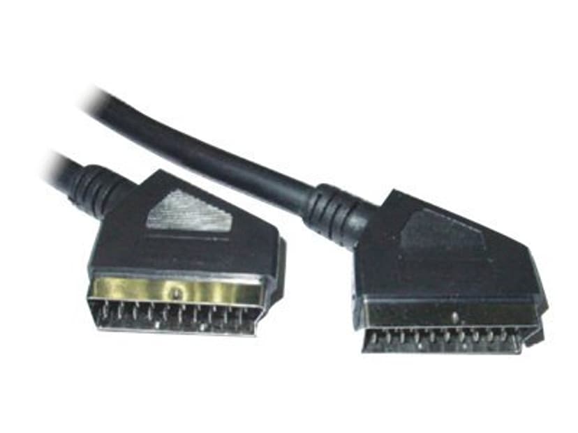 Microconnect - Videokaapeli 1.5m SCART (21-pin) SCART (21-pin) Musta