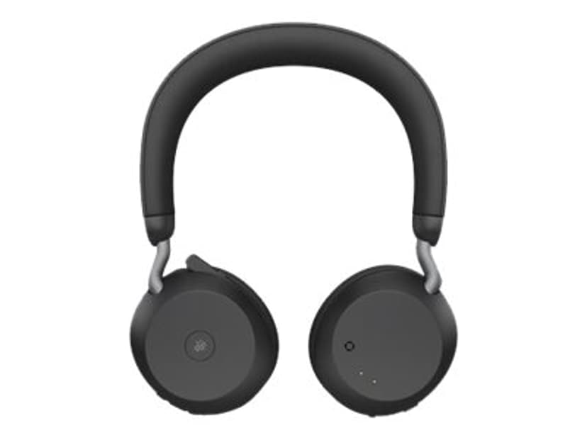 Jabra Evolve2 75 Link380A MS Hodesett USB-A via Bluetooth-adapter Microsoft Teams Stereo Svart