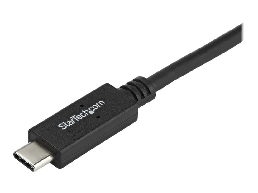 Startech USB C to DVI Adapter ulkoinen videoadapteri 2m USB Type-C DVI-D Musta