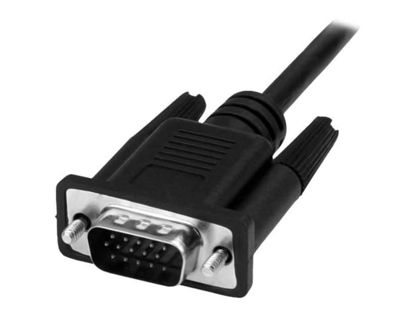Startech USB-C to VGA Adapter ulkoinen videoadapteri 1m USB Type-C VGA (D-Sub) Musta
