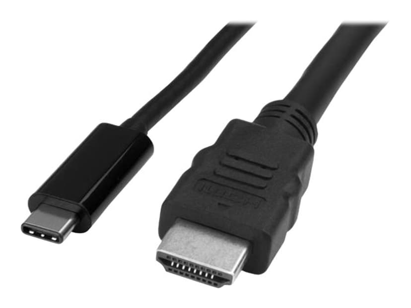 Startech USB-C to HDMI Adapter ulkoinen videoadapteri 1m USB Type-C HDMI Musta