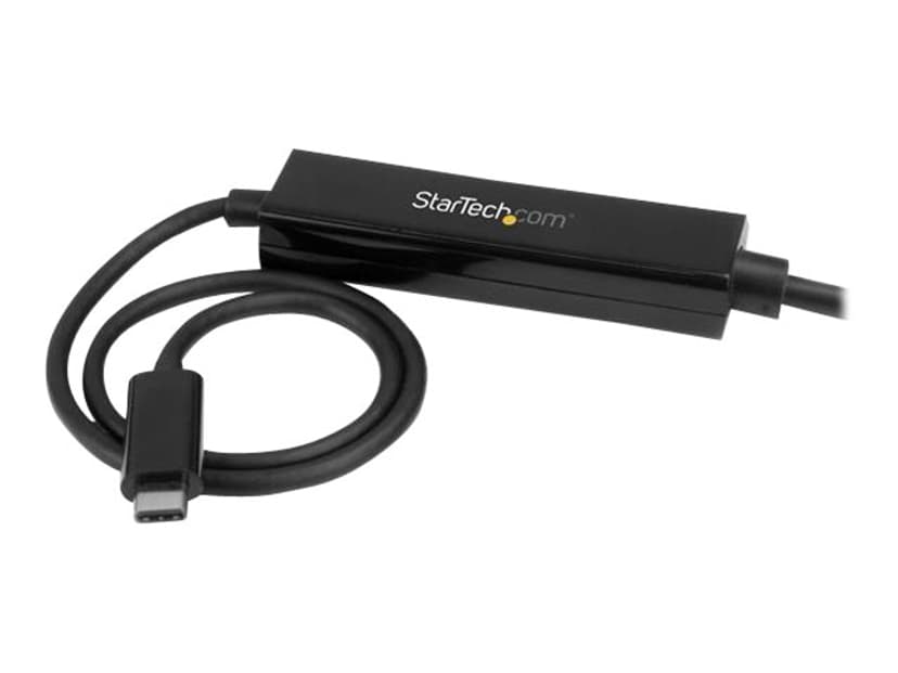 Startech USB C to DVI Adapter ulkoinen videoadapteri 1m USB Type-C DVI-D Musta