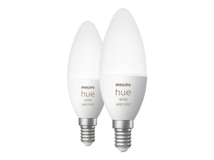 Philips Hue White and Color Ambiance 5.3W B39 2-Pack
