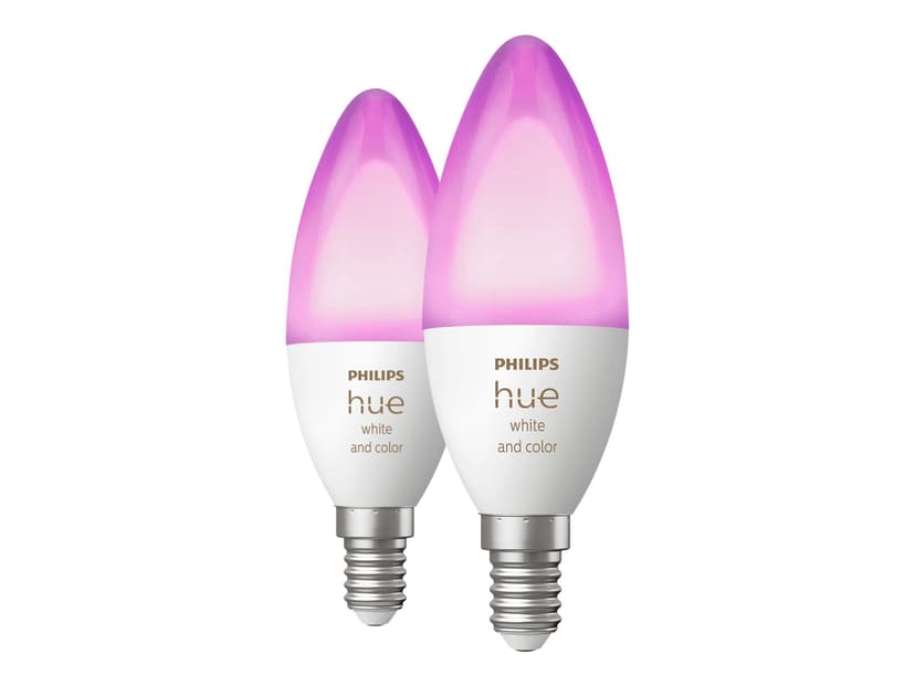 Philips Hue White and Color Ambiance 5.3W B39 2-Pack