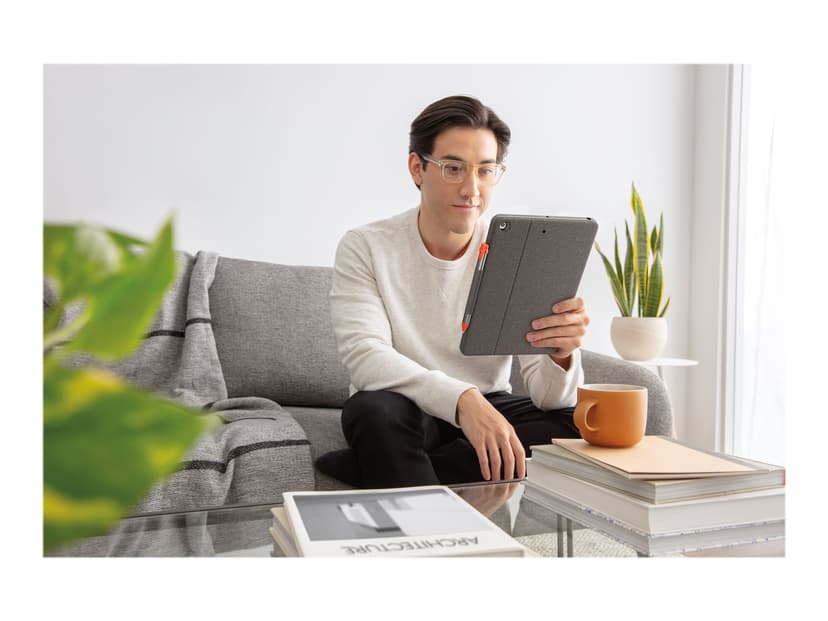 Logitech Combo Touch For Ipad 7/8/9Th Gen Kablet Pan Nordic Grå Tastatur og folioveske