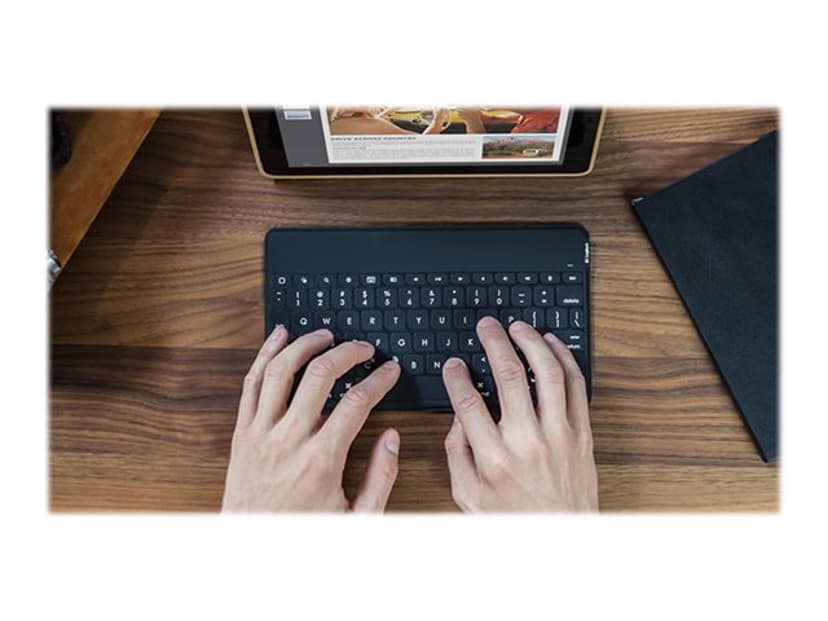 Logitech Keys-To-Go Keyboard Black Langaton, Bluetooth Pohjoismaat Musta Näppäimistö