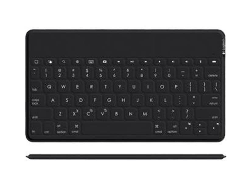 Logitech Keys-To-Go Keyboard Black Langaton, Bluetooth Pohjoismaat Musta Näppäimistö