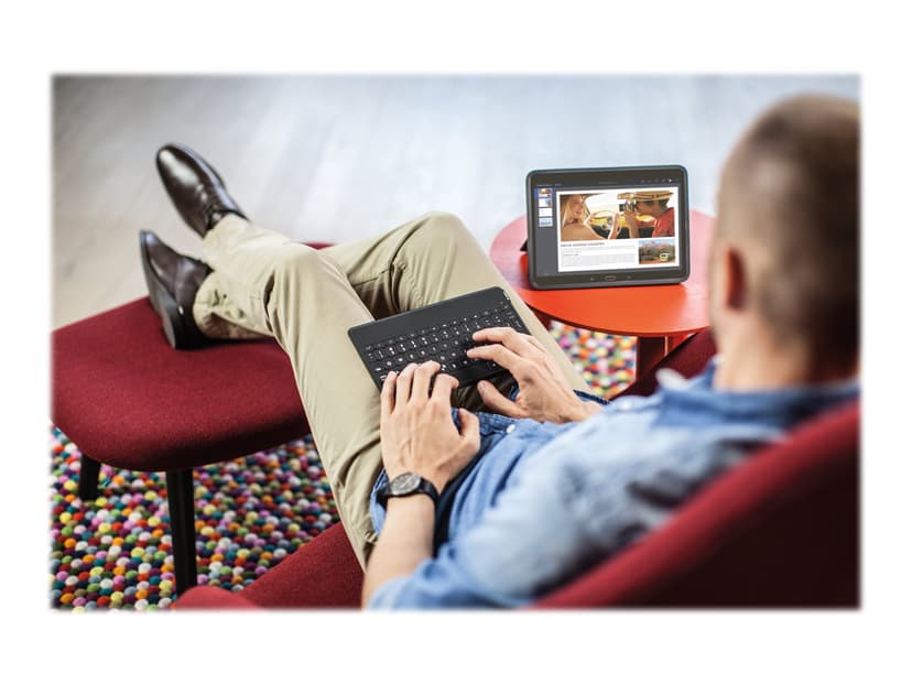 Logitech Keys-To-Go Keyboard Black Langaton, Bluetooth Pohjoismaat Musta Näppäimistö