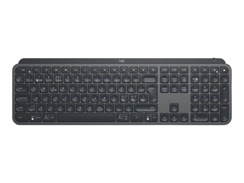 Logitech MX Keys Trådlös Nordisk Svart Tangentbord