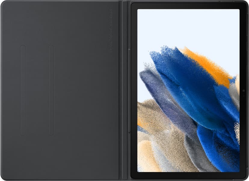Samsung Book Cover Samsung Galaxy Tab A8 Tummanharmaa