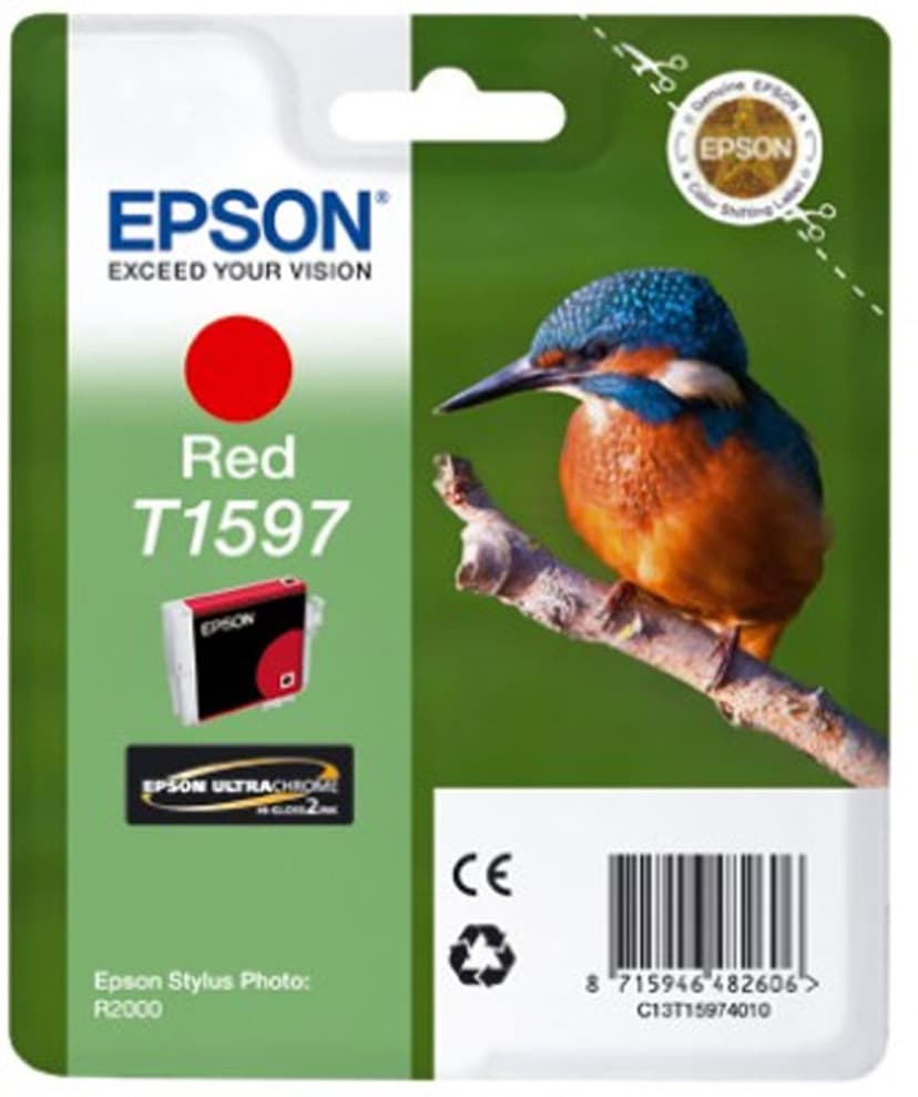 Epson Blekk Rød T1597 - R2000