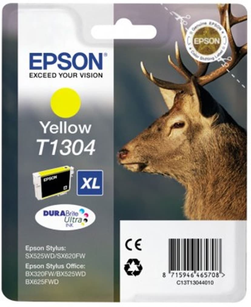 Epson Muste Keltainen T1304 - BX320FW