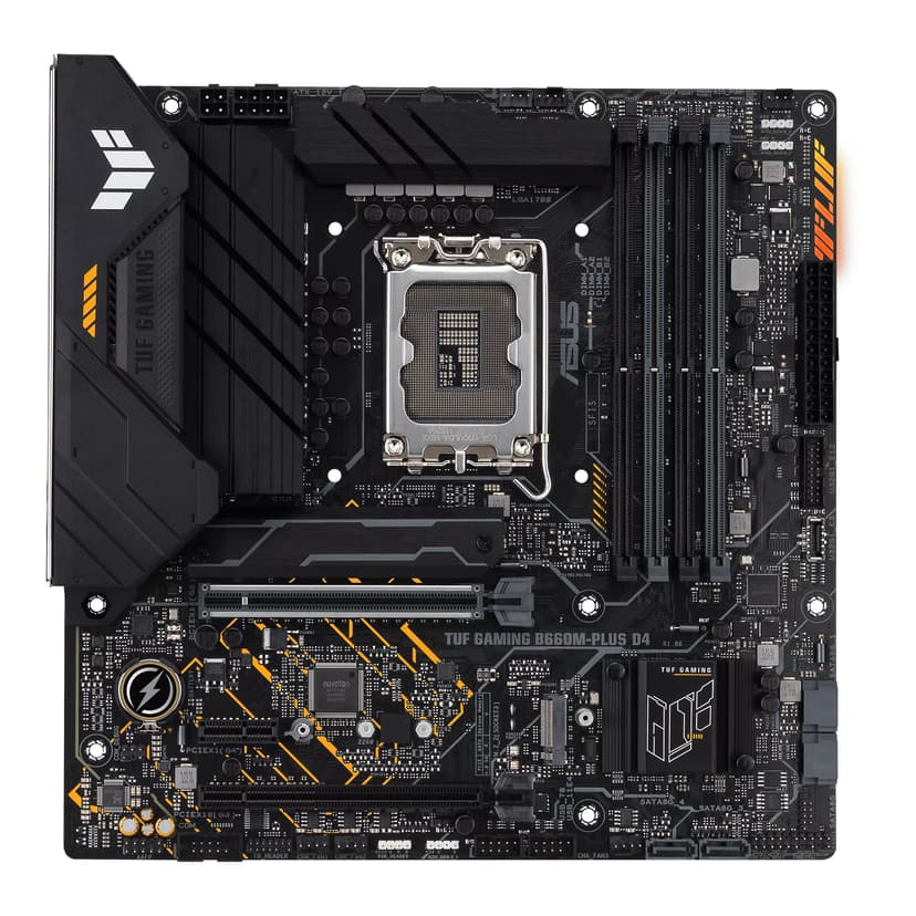 ASUS Tuf Gaming B660m-plus D4 Ddr4 S-1700 Matx Mikro ATX Hovedkort