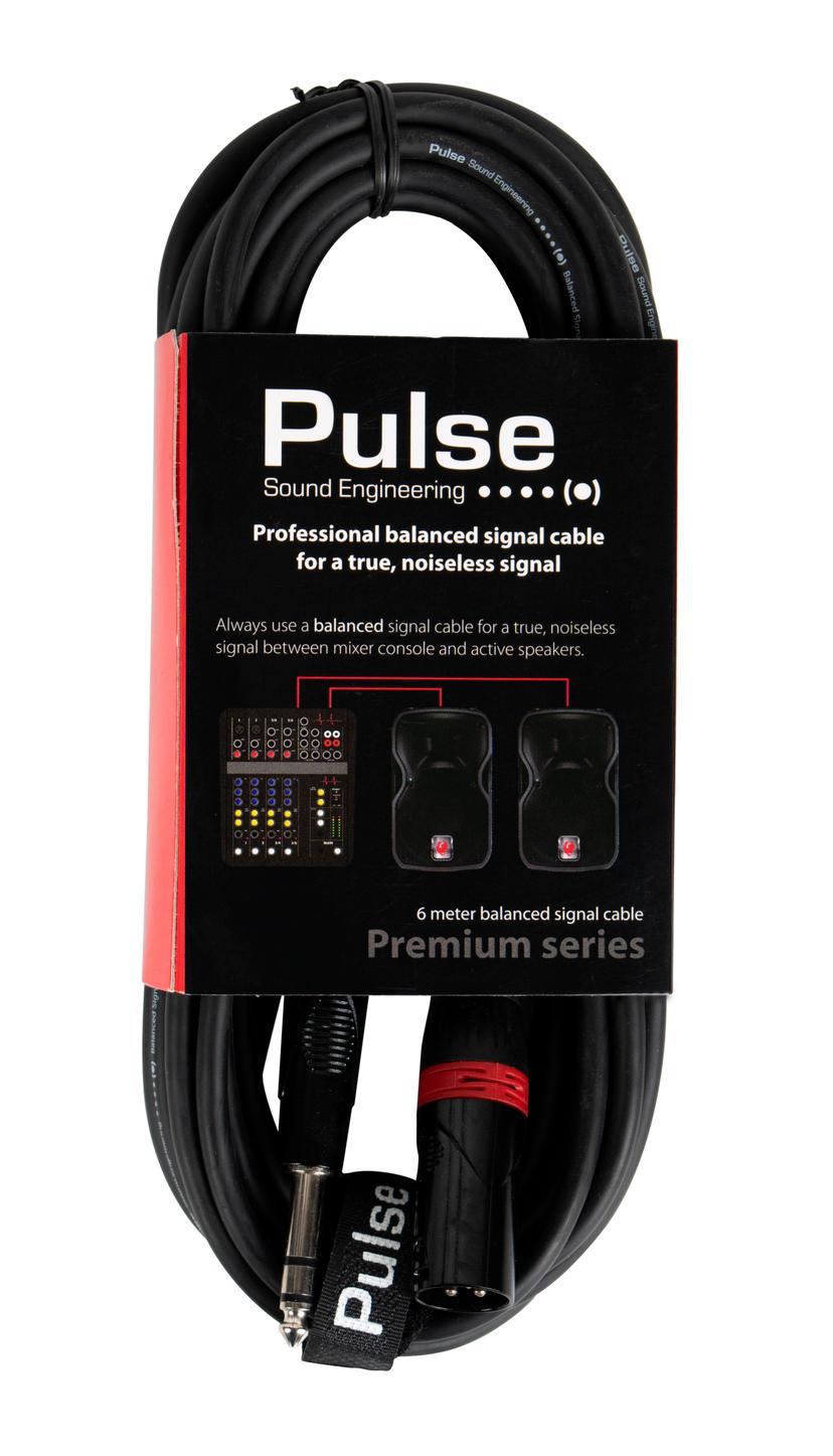 Pulse Sound Balanced Signal Cable 6,3MM - XLRM 6M