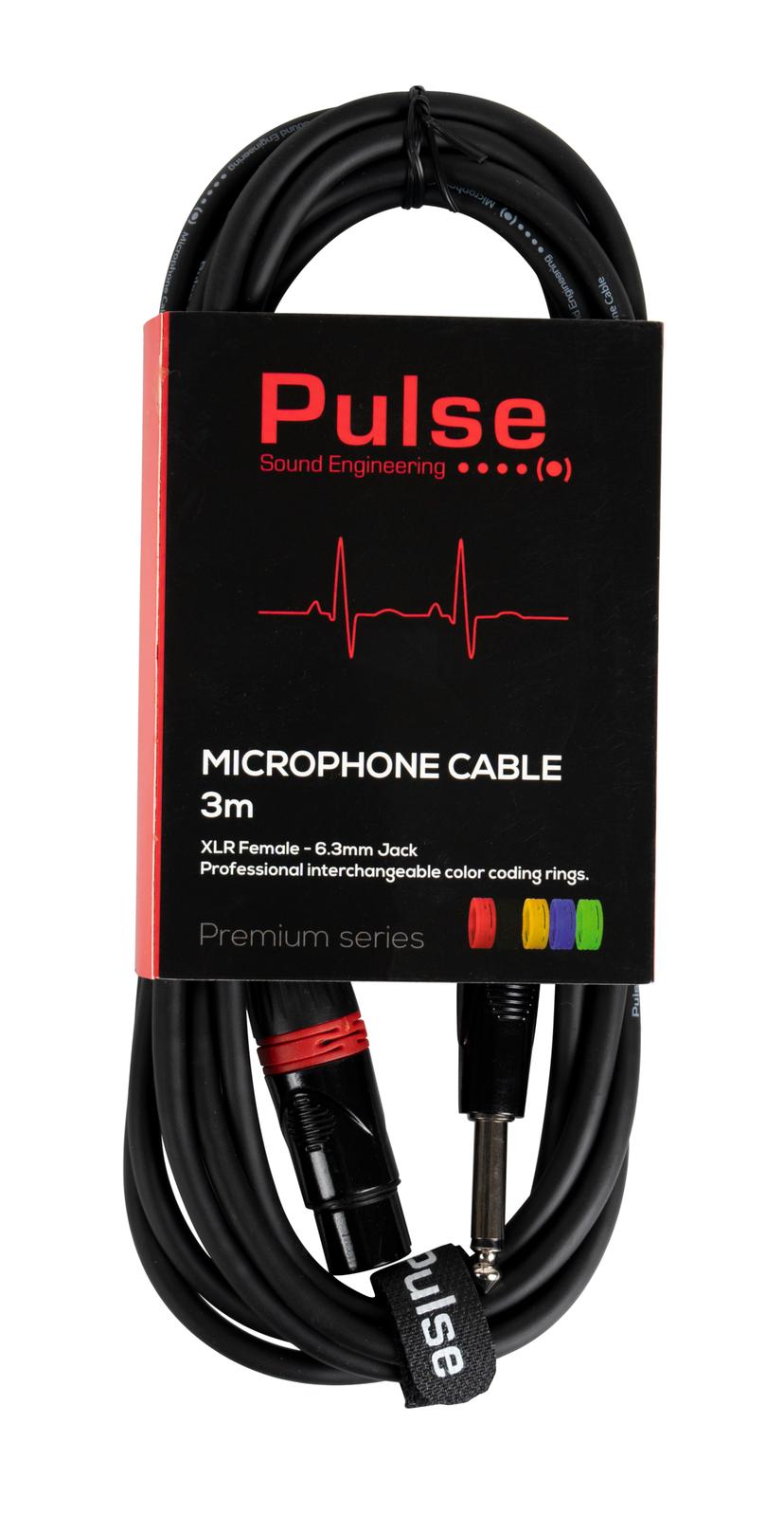 Pulse Sound Microphone Cable 6,3MM - XLR 3M