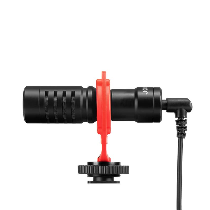 Joby Wavo Mobile 3.5mm Microphone Musta, Punainen