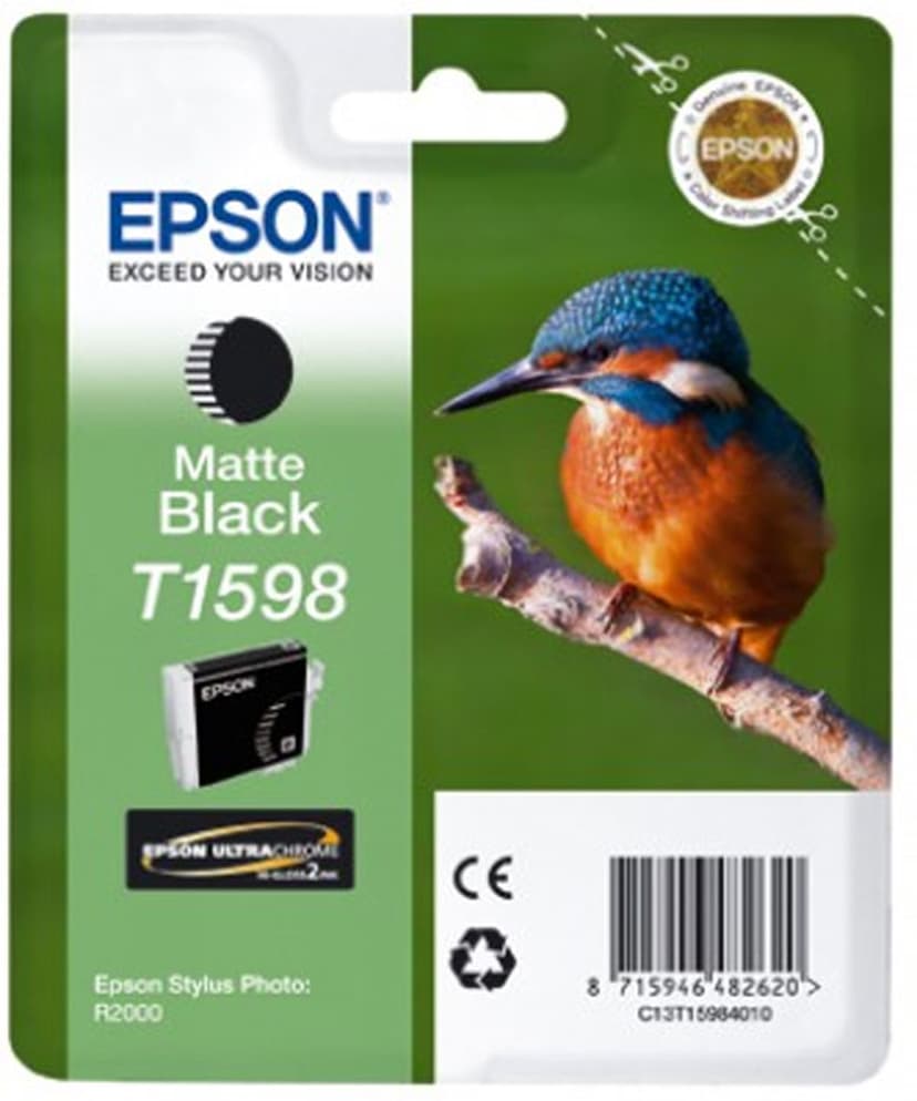 Epson Muste Musta T1598 - R2000