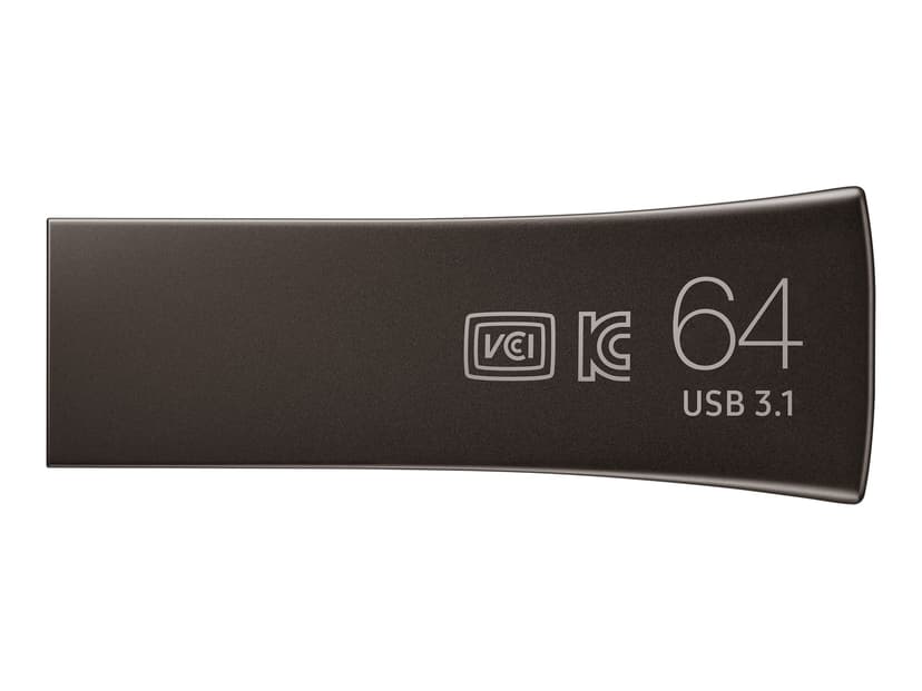 Samsung BAR Plus 64GB USB A-tyyppi Harmaa