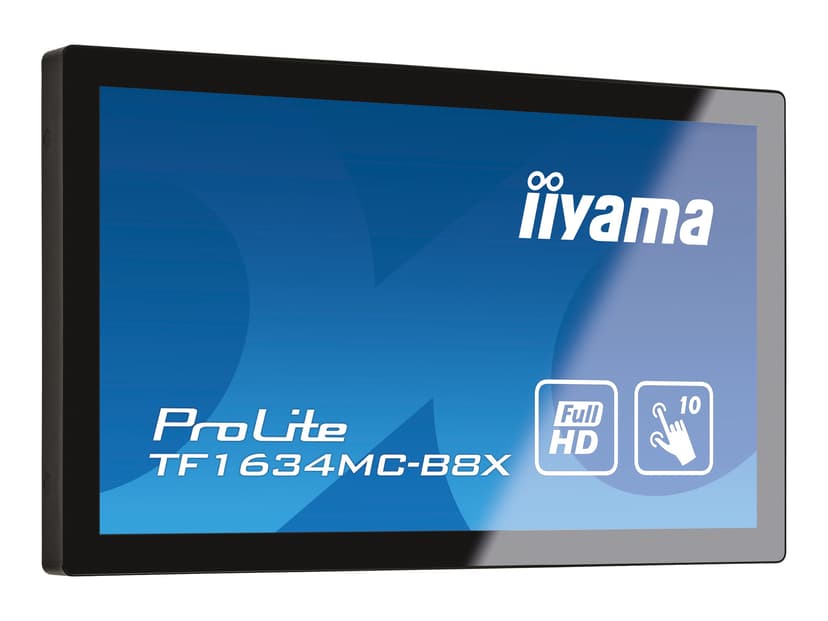 iiyama ProLite TF1634MC-B8X 15.6" Touch Open Frame FHD IPS 16:9 15.6" 1920 x 1080pixels 16:9 IPS