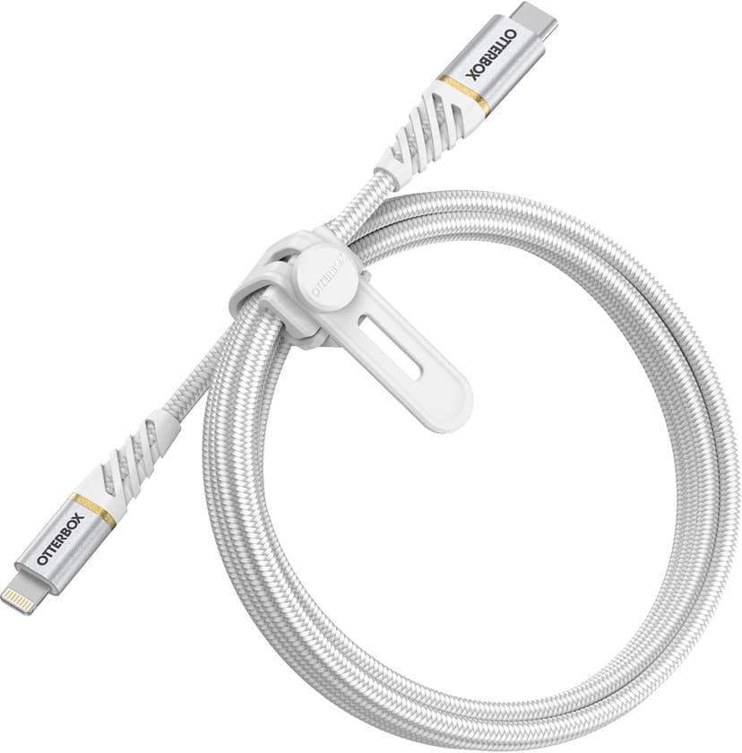 Otterbox Premium USB-C to Lightning cable 1m Valkoinen
