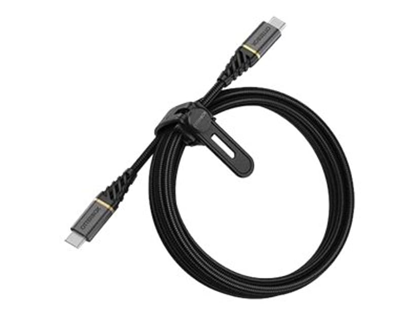Otterbox Premium USB-C to USB-C Cable 2m Glamour-musta