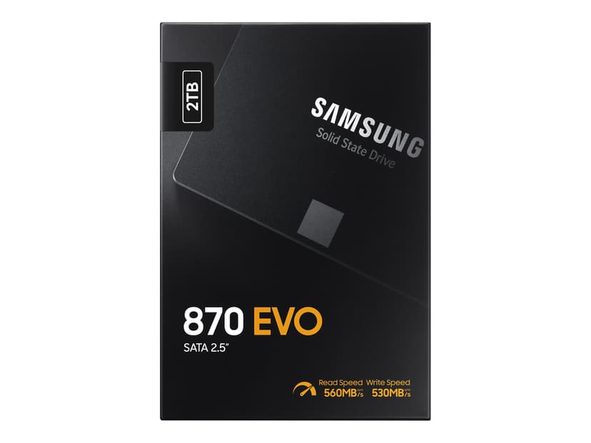 Samsung 870 EVO SSD-levy 2000GB 2.5" Serial ATA-600
