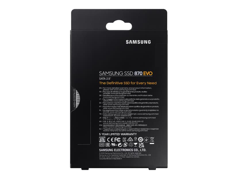 Samsung 870 EVO SSD 500GB 2.5" SATA-600