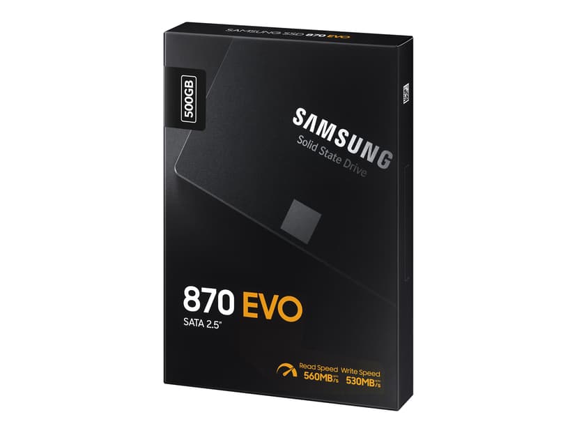 Samsung 870 EVO SSD-levy 500GB 2.5" Serial ATA-600