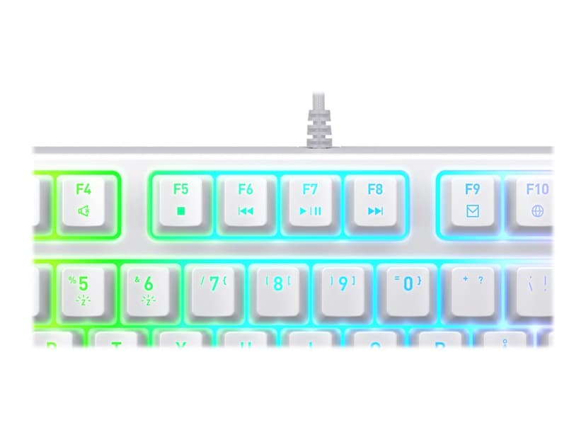 Xtrfy K4 TKL RGB Kablet Nordisk Hvit Tastatur