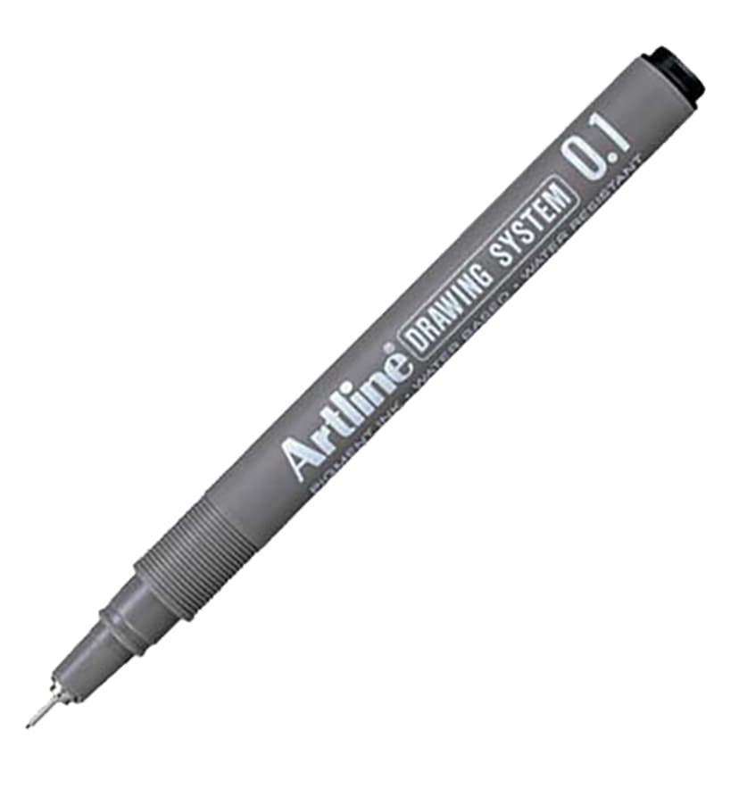 Artline Tusch Drawing Pen 0.1 12-Pack