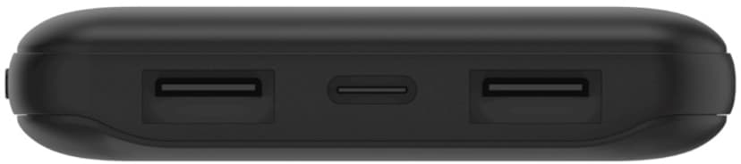 Belkin 3-Port Power Bank + USB-A to USB-C Cable Zwart