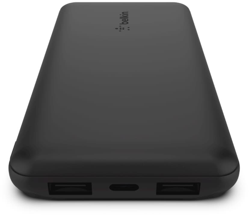 Belkin 3-Port Power Bank + USB-A to USB-C Cable Musta