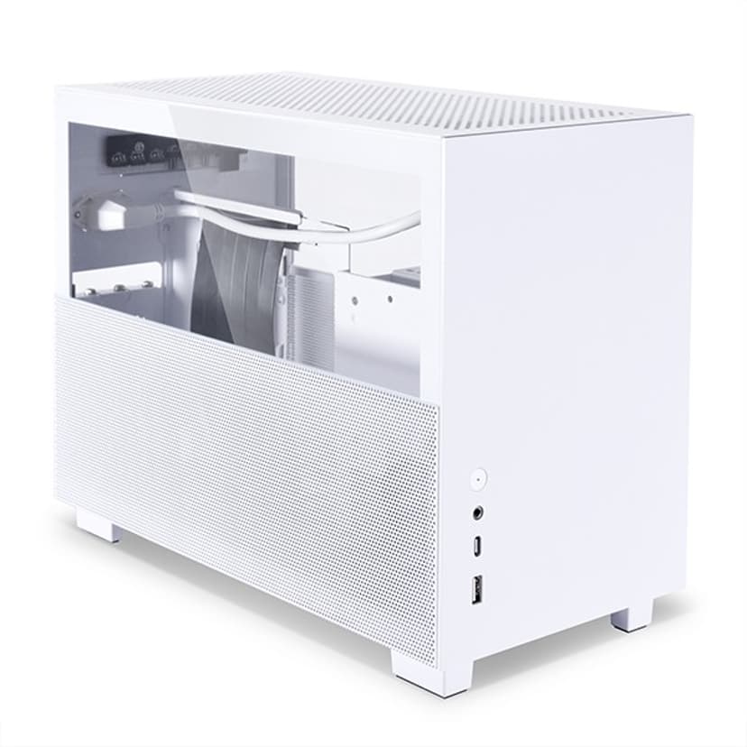 Lian-Li Q58X4 Mini-ITX PCIE 4.0 Edition White Valkoinen
