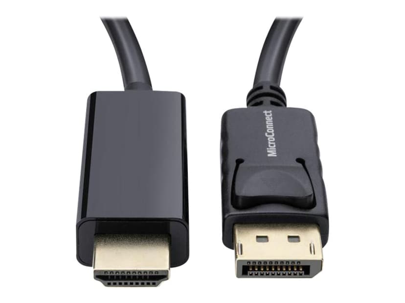 Microconnect - Sovitinkaapeli 10m DisplayPort HDMI Musta