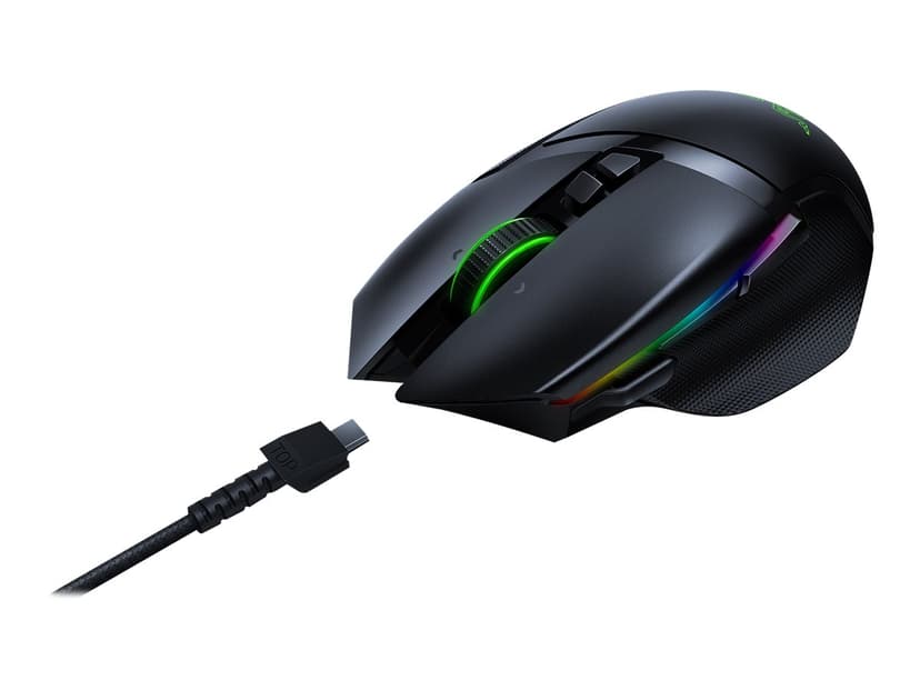 Razer Basilisk Ultimate Kabelansluten, Trådlös 20000dpi Mus Svart