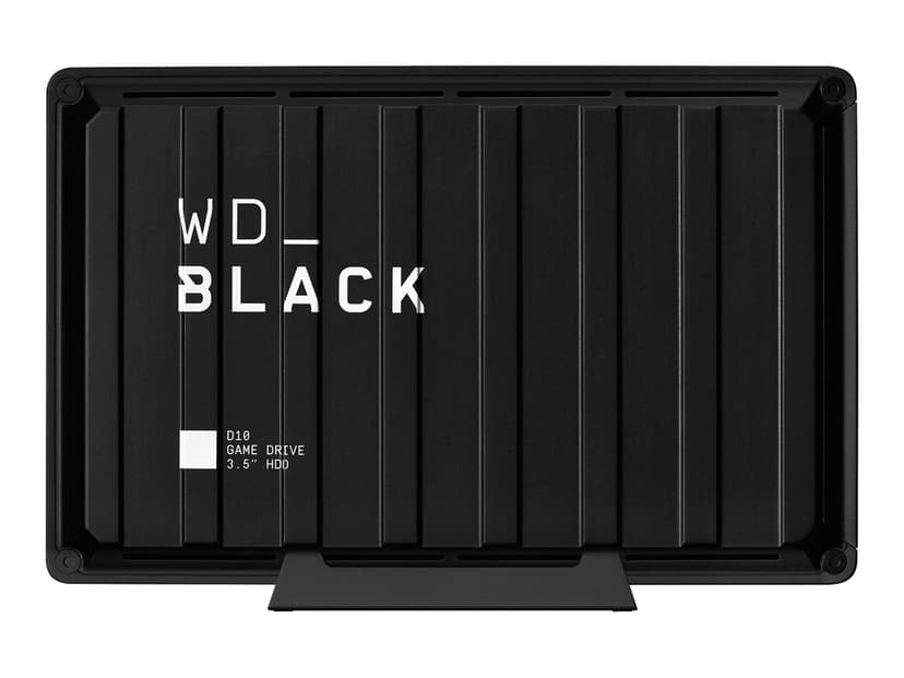 WD Black D10 Game Drive 8000GB Musta, Valkoinen