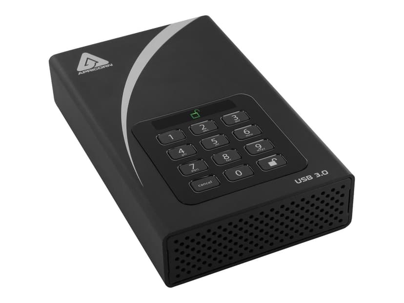Apricorn Aegis Padlock DT ADT-3PL256F-6000 6Tt Musta