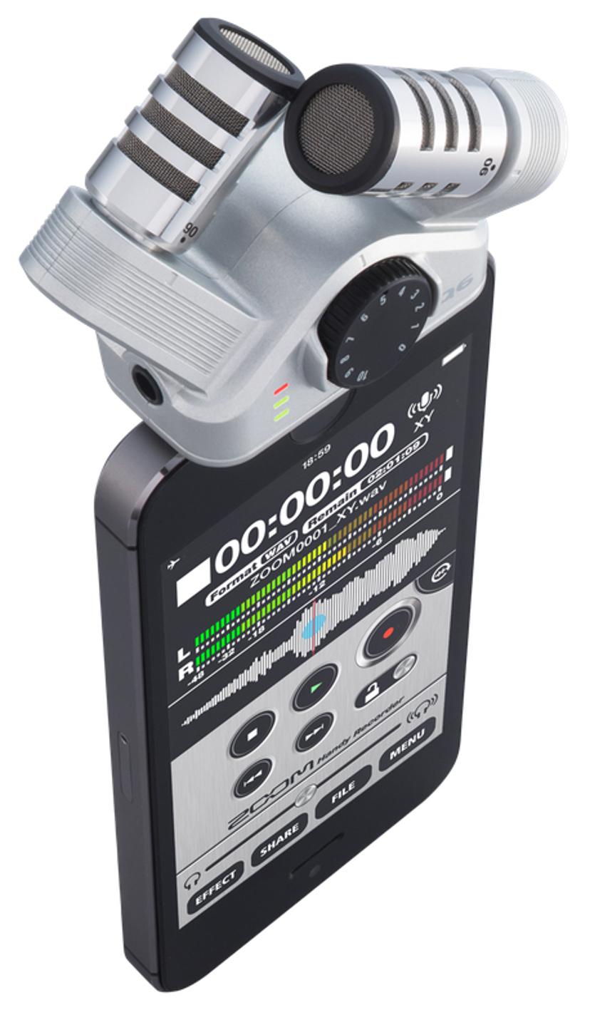 Zoom iQ6 Stereo Microphone for iPhone/iPad Hopea
