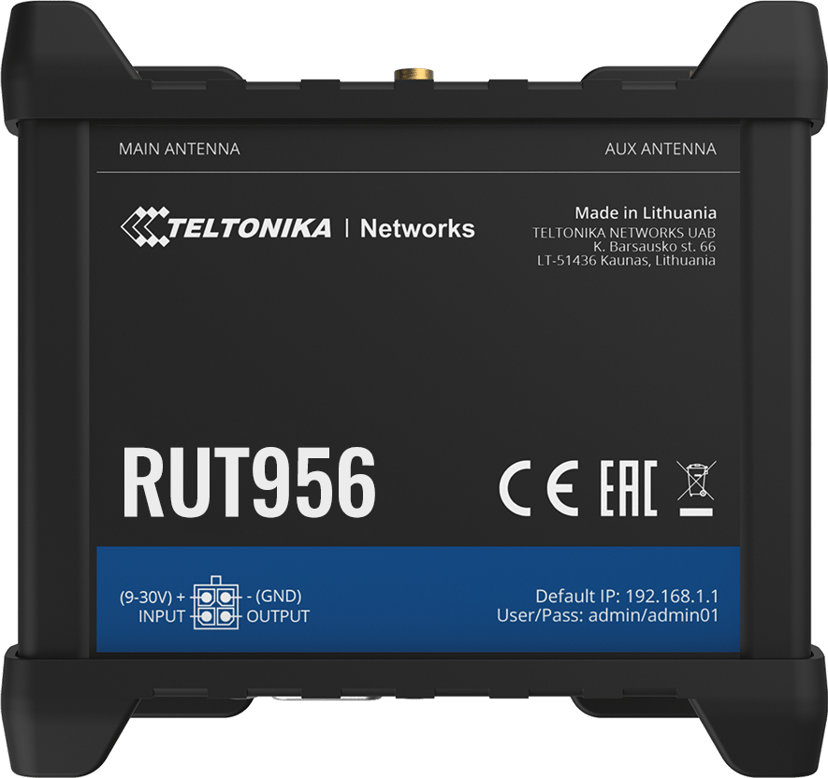 Teltonika RUT956 Industriell LTE-ruter