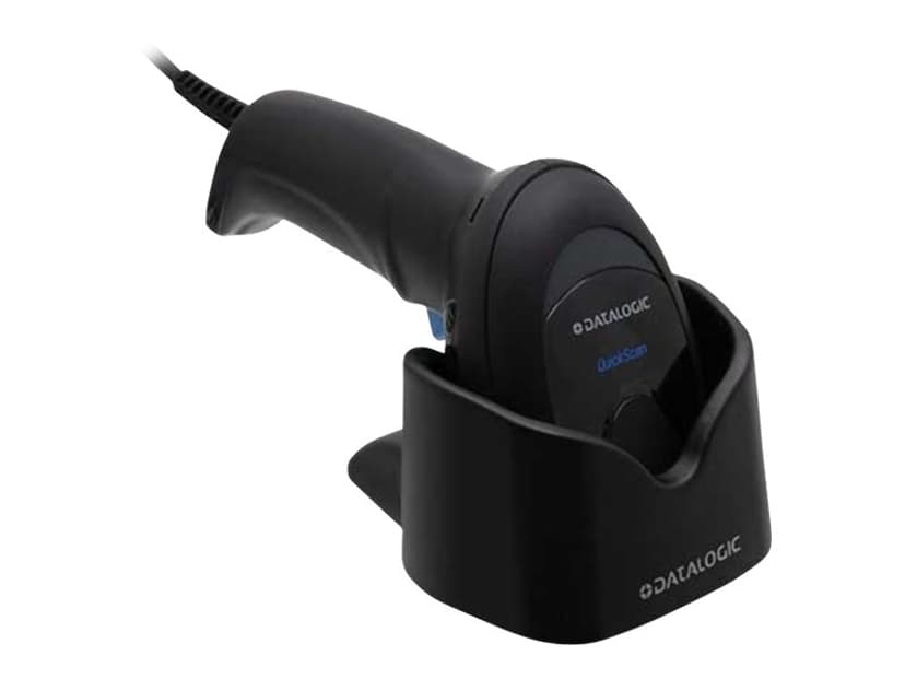 Datalogic QuickScan D2590 2D USB-Kit strekkodeleser Svart + Auto Stand