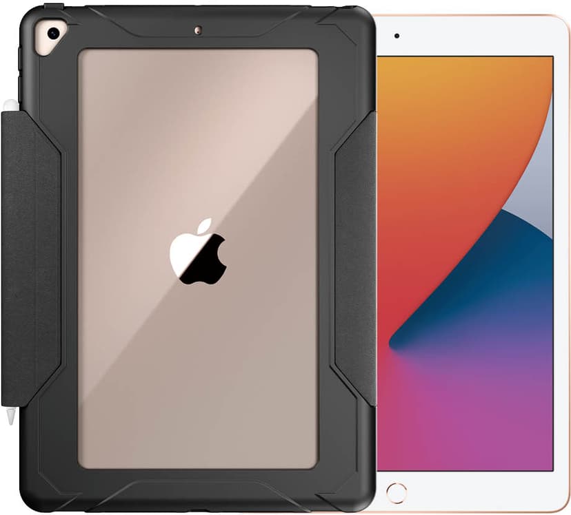Panzerglass Rugged Flip Cover Apple - iPad 10.2″ Musta