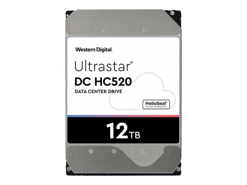 WD Ultrastar DC HC520 512E SE 12Tt 3.5" 7200kierrosta/min Serial ATA-600