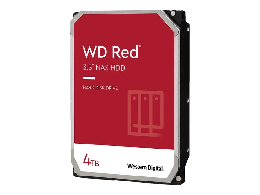 WD Red SOHO NAS 4Tt 3.5" 5400kierrosta/min Serial ATA-600