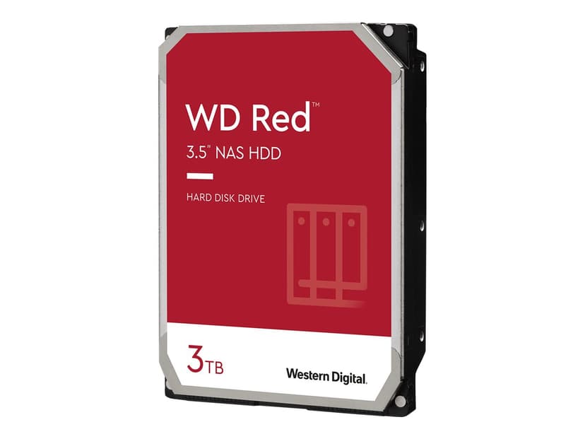 WD Red SOHO NAS 3TB 3.5" 5400rpm SATA-600